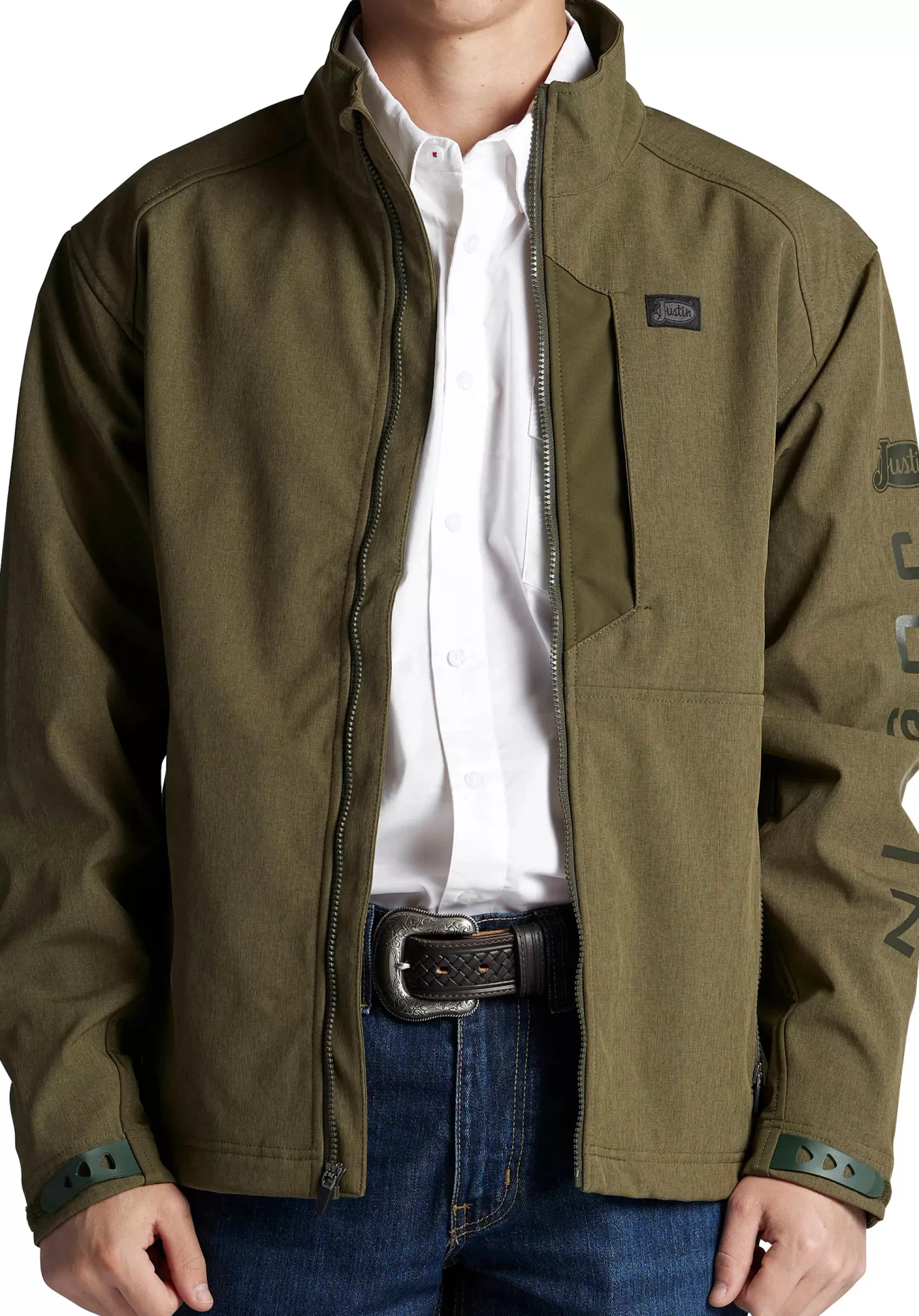 Hombre Justin Boots Wind/Water Resistant Jacket