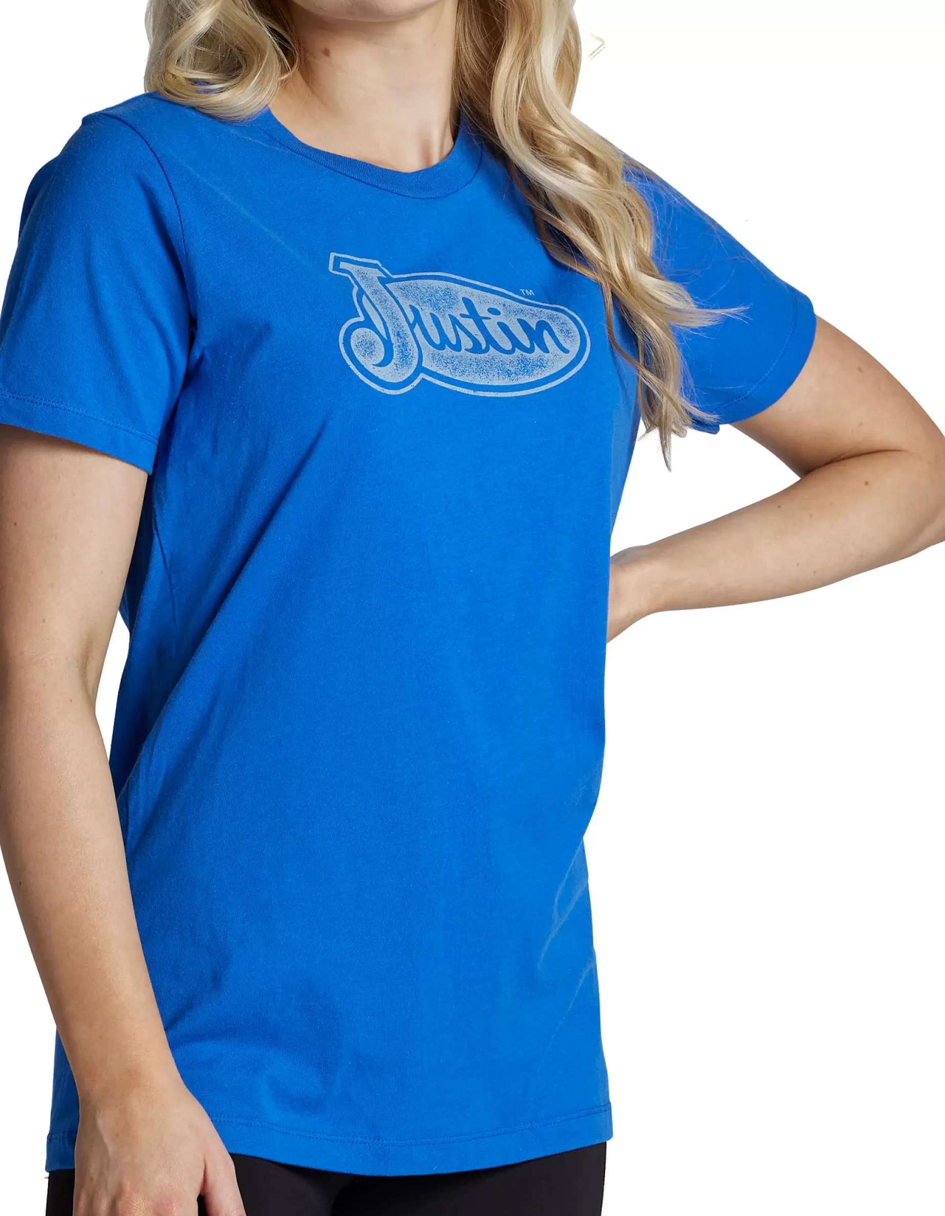 Mujer Justin Boots Women's Logo Tee