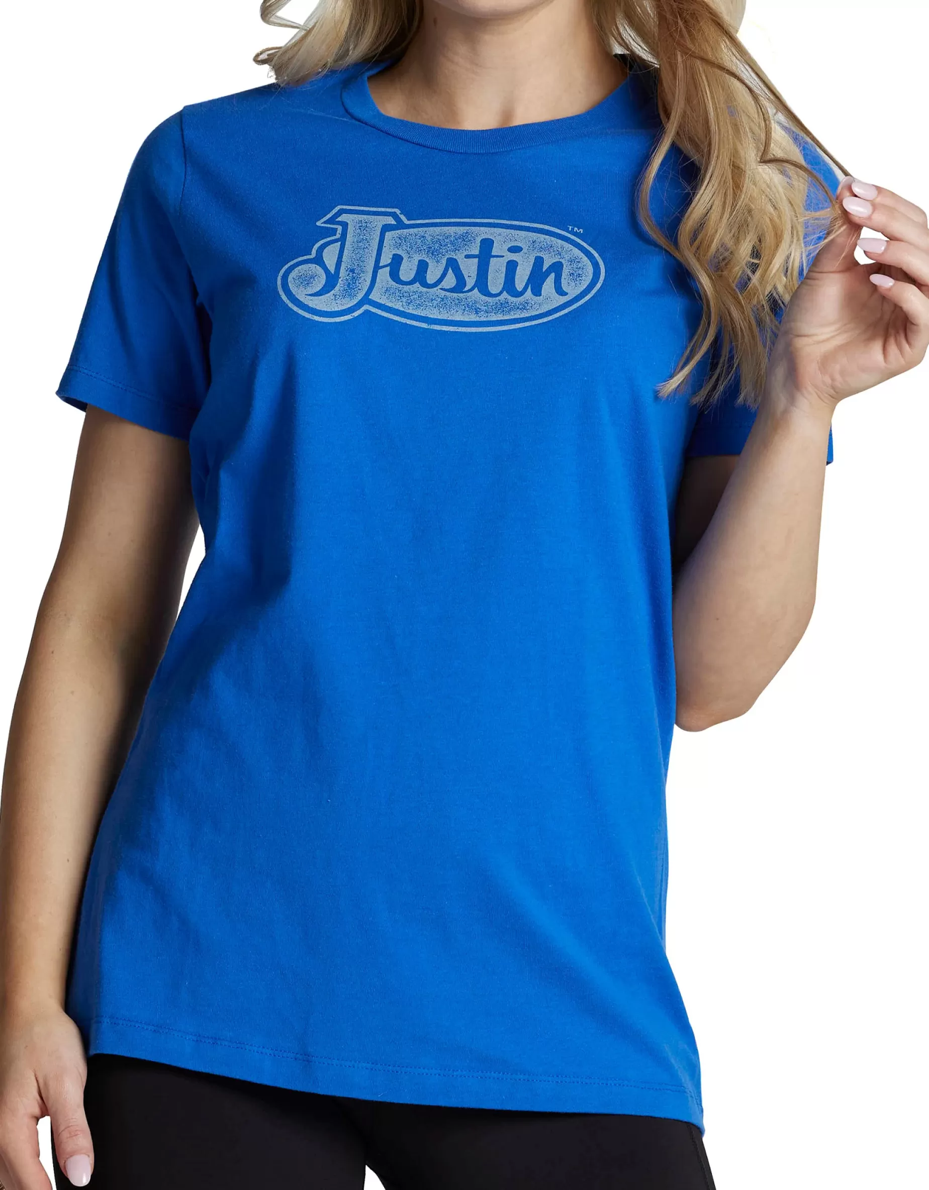 Mujer Justin Boots Women's Logo Tee